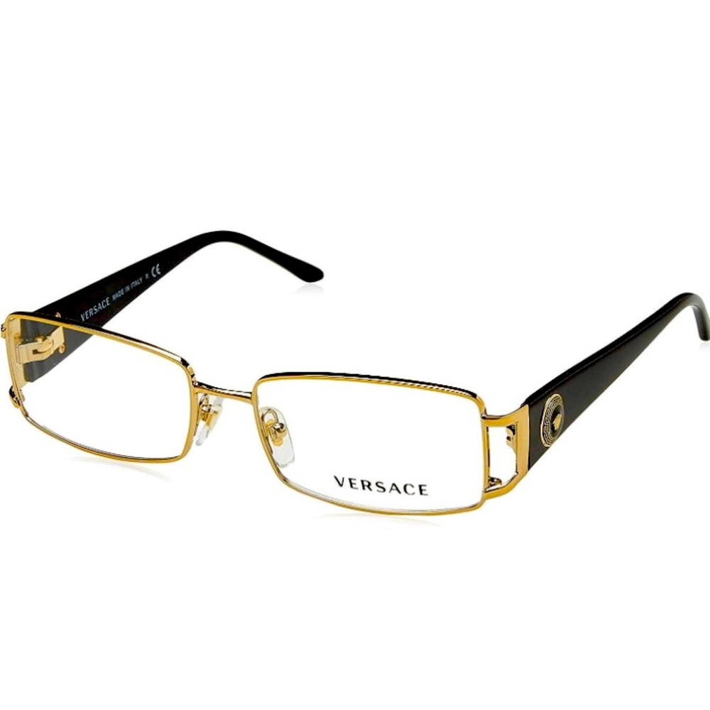 Versace gold clear frame
